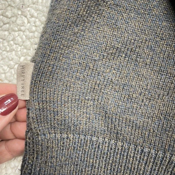 Hippy Tree Nomad Division Hoodie Men's XL Brown Knit Pocket Outdoor - Picture 3 of 9